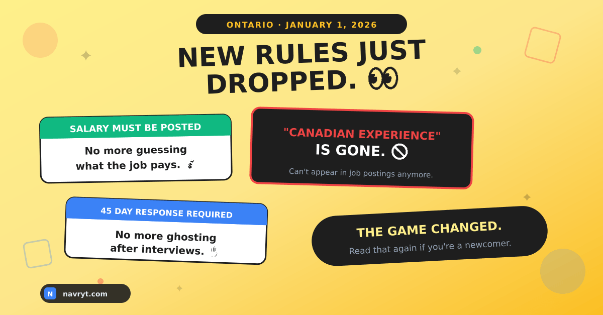 Ontario hiring update for newcomers to Canada and internationally trained professionals